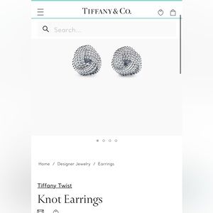 Tiffany & Co. knot earrings